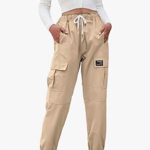 SANGTREE Girls & Women's Cargo Jogger Pants